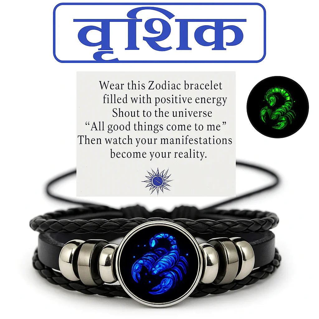Adjustable Zodiac Sign Powerful Manifestation Bracelet (Energized)