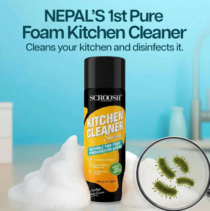 NEPAL'S #1 FOAM-BASED COMPLETE KITCHEN CLEANER & DISINFECTANT