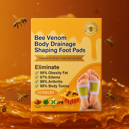 🌿 Bee Venom Foot Patches (Set of 10)